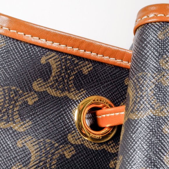 Celine Triomphe Drawstring Bucket Bag - Picture 12 of 15